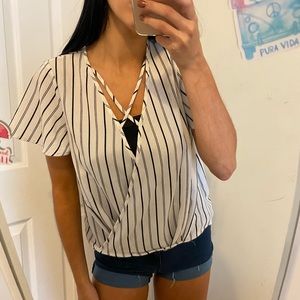 crisscross shirt